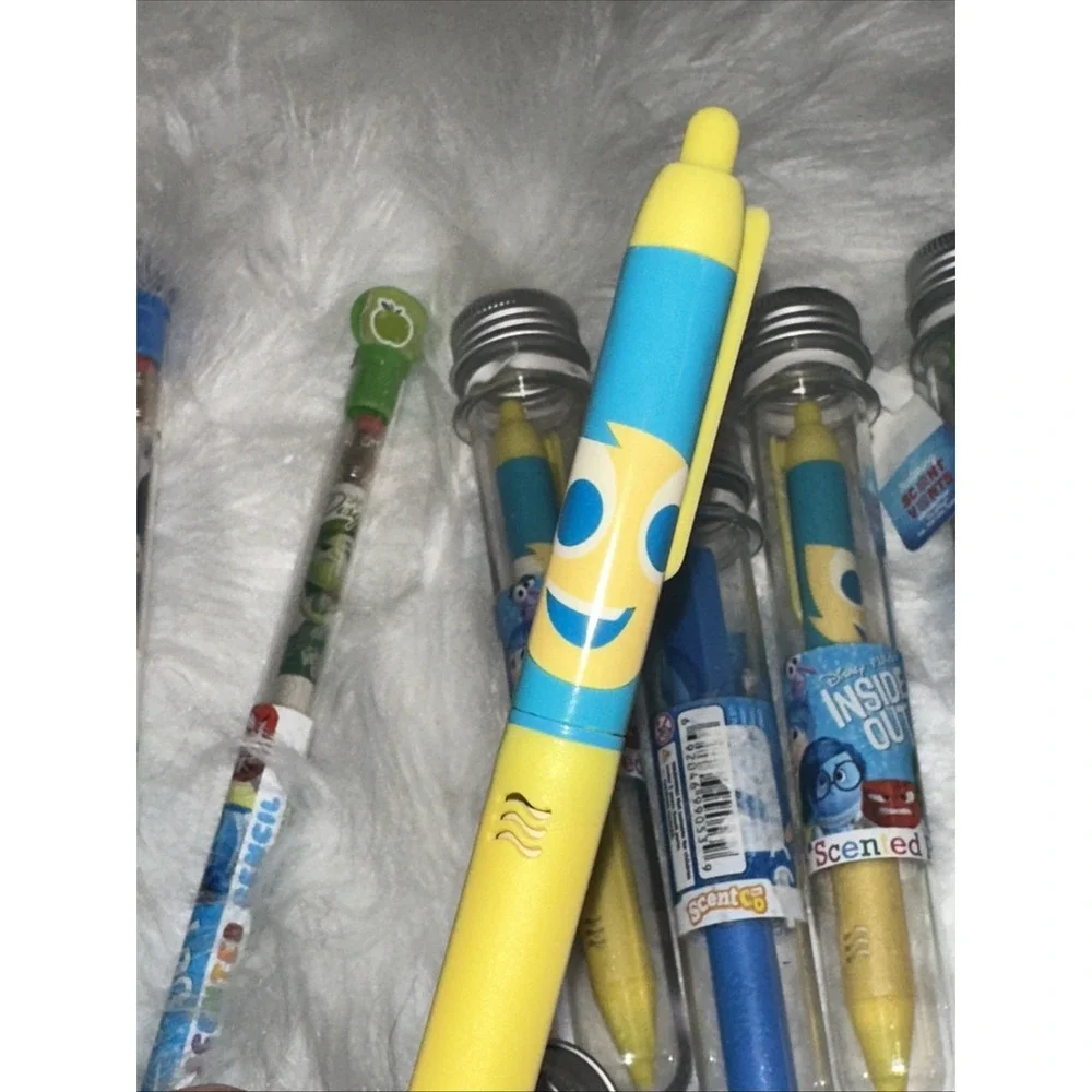 Disney Pixar Inside Out Scented Pen and Pencil Set 8pc Recycled School Supplies